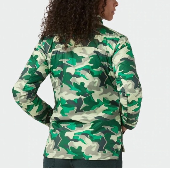 🔖 STIO Women’s Skycrest Insulated Snap Camo Jacket Green Camo - Picture 6 of 14